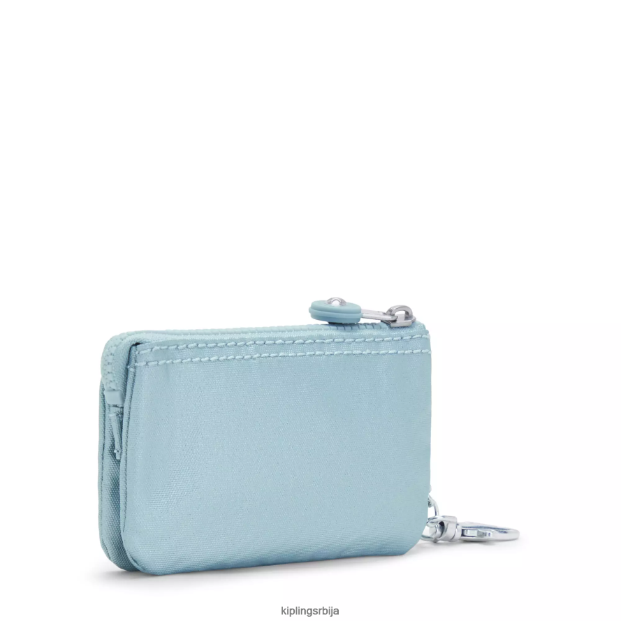 Прибор креативност мини торбица металик привезак за кључеве RRJTP8608 Kipling Жене бисерно теал металик