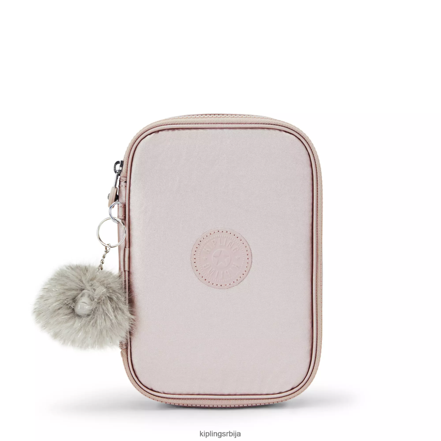 "торбе" Метална кутија од 100 оловака RRJTP8597 Kipling Жене металик ружа