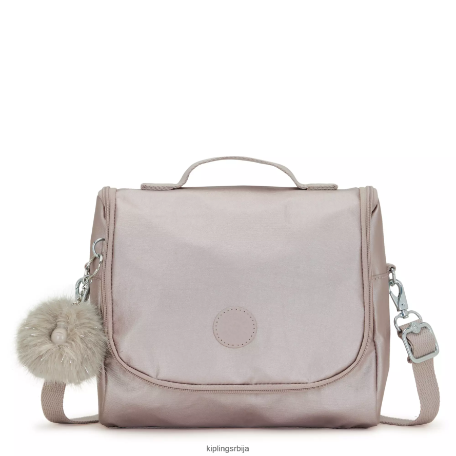 "торбе" нова кицхироу металик торба за ручак RRJTP8655 Kipling Жене металик ружа