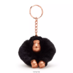 Прибор свен мали привезак за кључеве мајмуна RRJTP8669 Kipling Жене раскошан црни студ