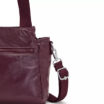 "торбе" елисиа металик торба за раме RRJTP8203 Kipling Жене бордо лак - Слика 5